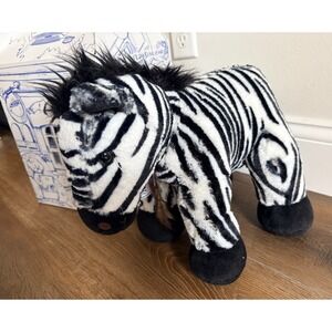 Build A Bear WWF‎ Collection Zebra Plush 2008 BAB With Box & Birth Certificate!